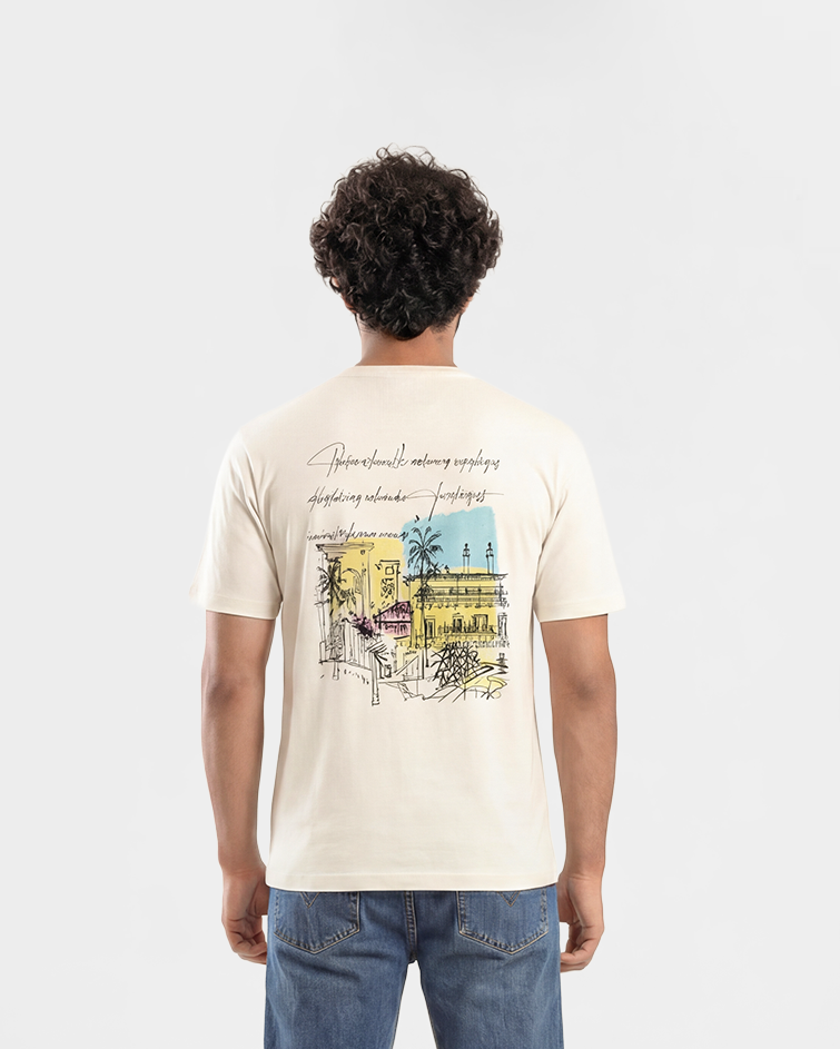 Men Off-White “Nature of the World” Signature Tee