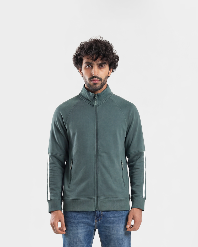 Men Essential Athletic Track Jacket
