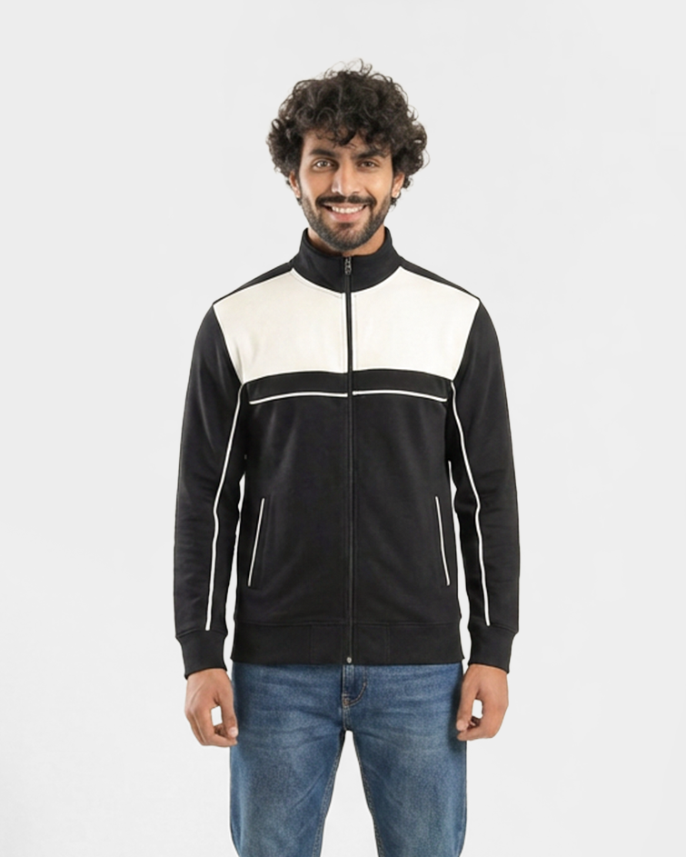 Men Color-Block Track Jacket