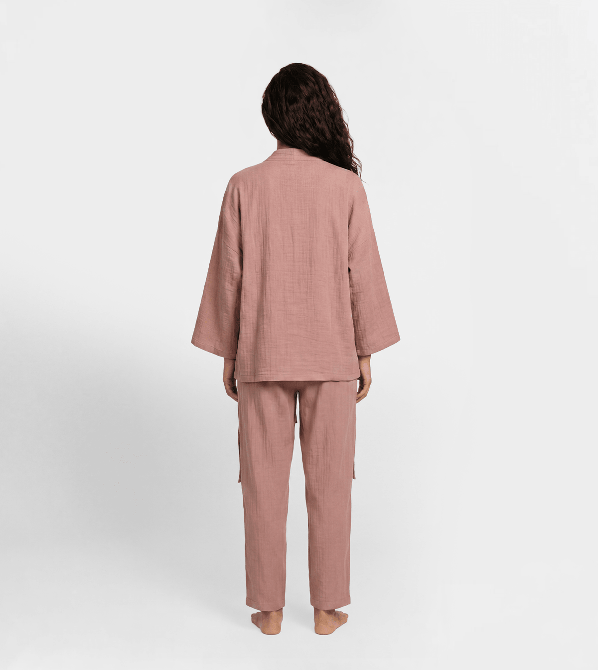 Women Cozy Everyday Homewear Set - Red Cotton