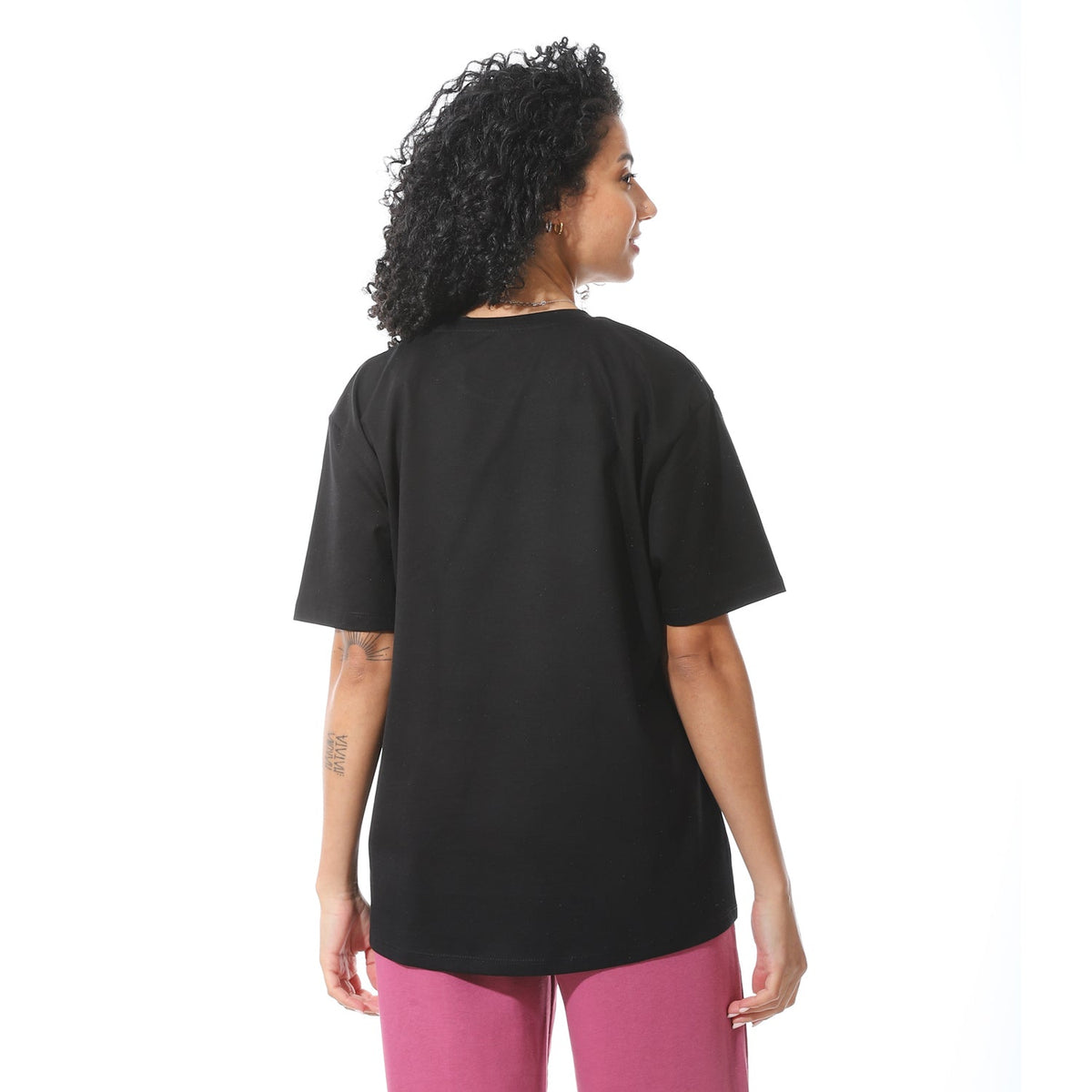 Women’s Black “Meet Me at the Disco” Graphic T-Shirt - Red Cotton