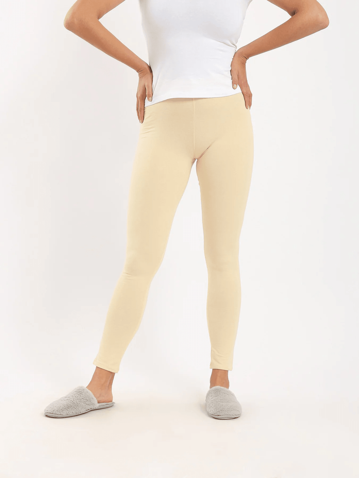 Women's Leggings For Comfort and Style - Red Cotton