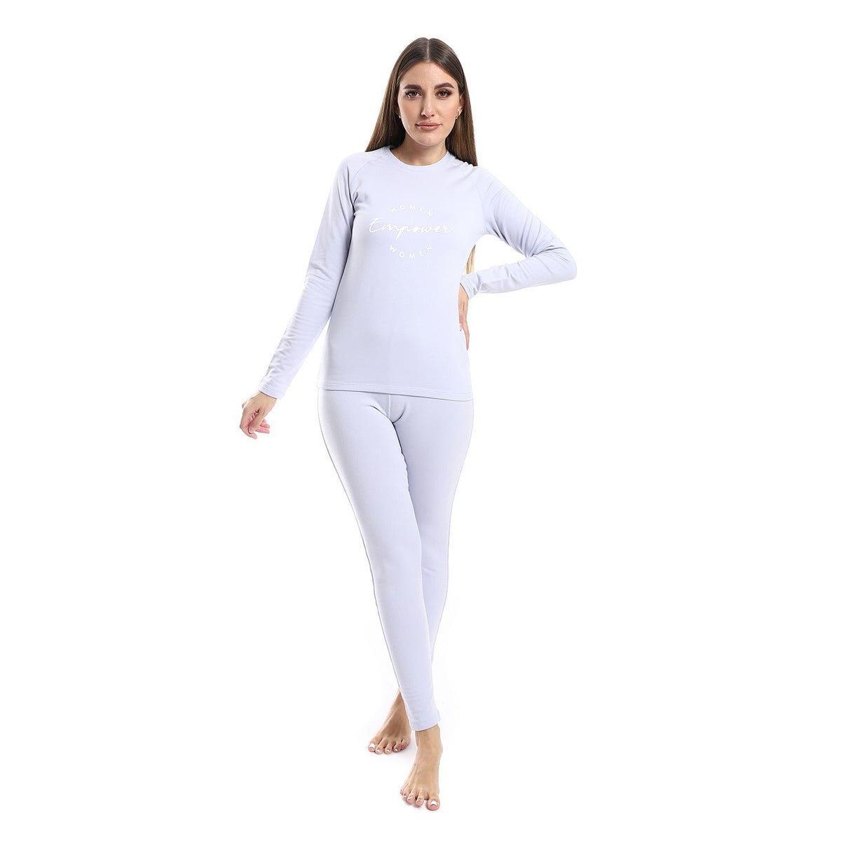 Women's Thermal Set Padded Inside - Red Cotton